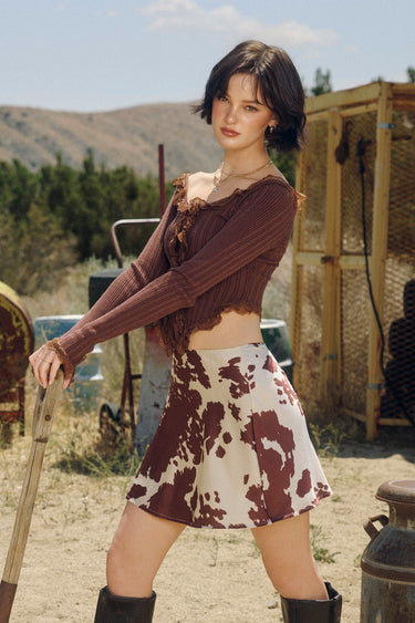 Mia Flared Mini Skirt