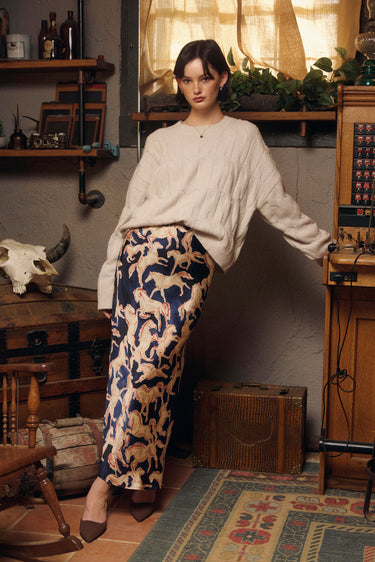 Annina Pull On Maxi Skirt