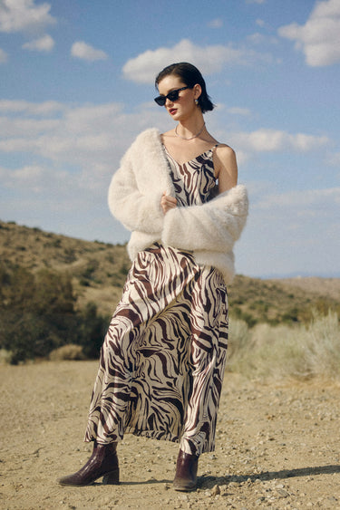 Mora Back Button Maxi Dress