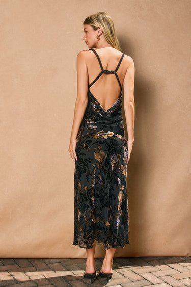 Brenda Twisted Strap Maxi Dress