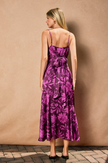 Malissa Tie Back Midi Dress
