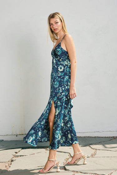 Sania Tie Back Midi Dress