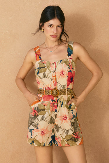 Ciera Button Down Romper