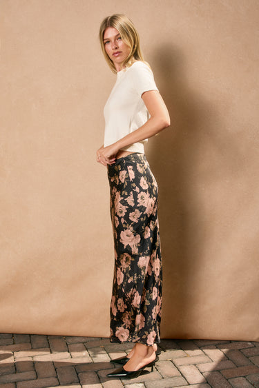 Melba Lace Detail Maxi Pencil Skirt