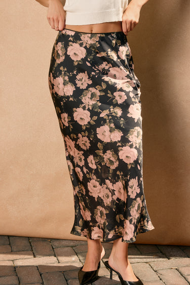 Melba Lace Detail Maxi Pencil Skirt